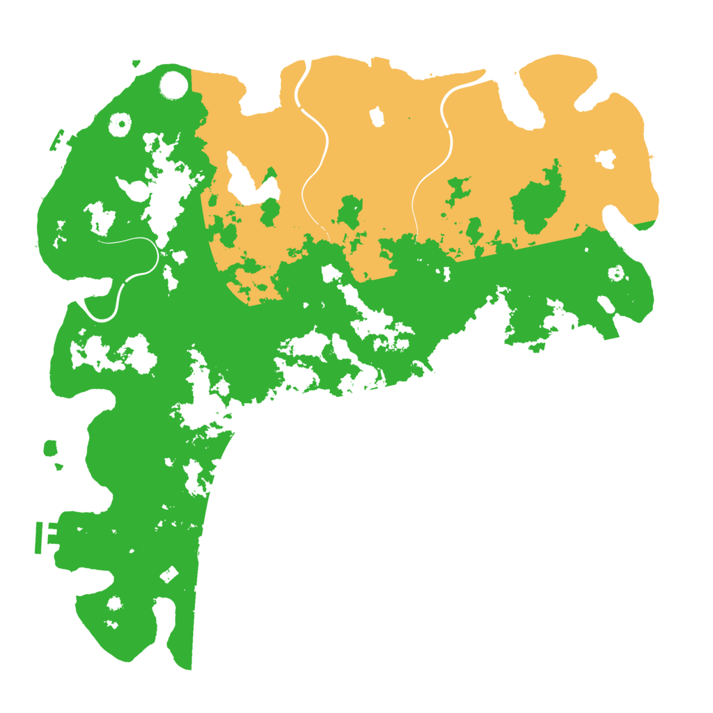 Biome Rust Map: Procedural Map, Size: 4500, Seed: 1374774895