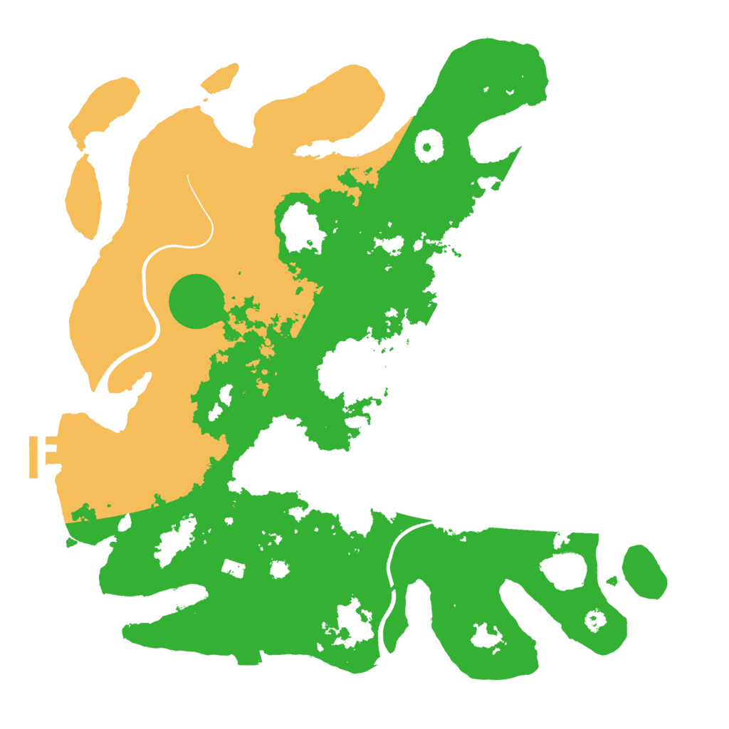 Biome Rust Map: Procedural Map, Size: 3500, Seed: 1450935215