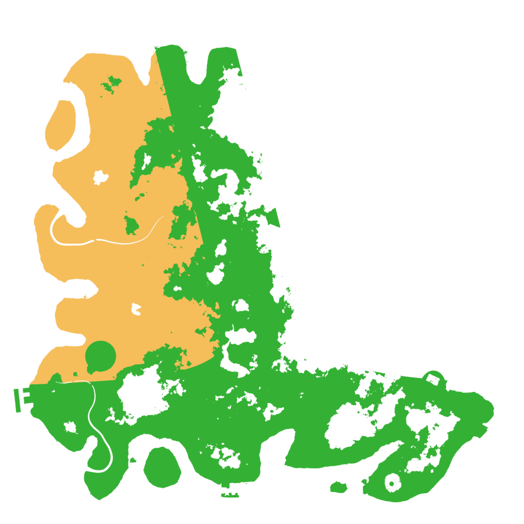 Biome Rust Map: Procedural Map, Size: 4500, Seed: 159612199