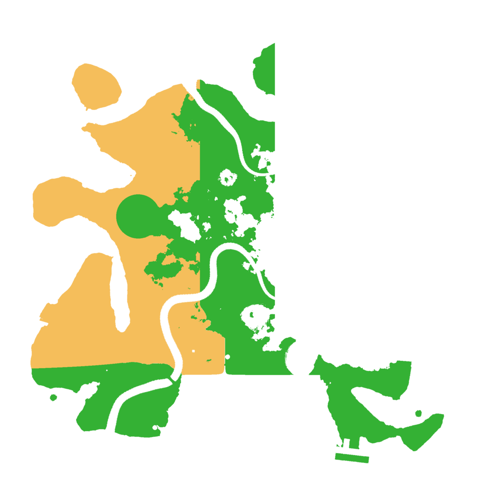 Biome Rust Map: Procedural Map, Size: 3000, Seed: 19417