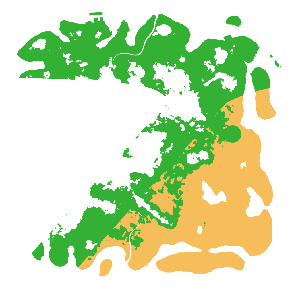 Biome Rust Map: Procedural Map, Size: 4500, Seed: 1759394844