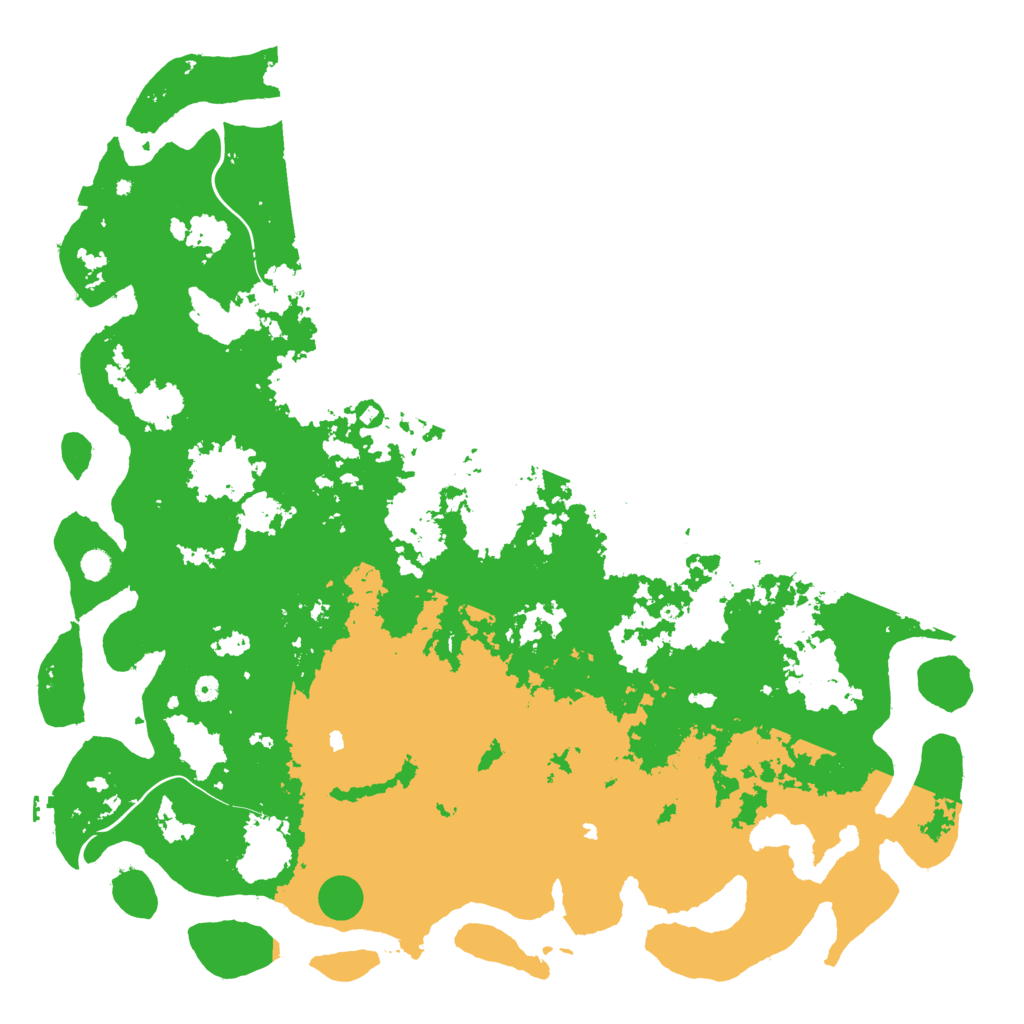 Biome Rust Map: Procedural Map, Size: 6000, Seed: 533404445