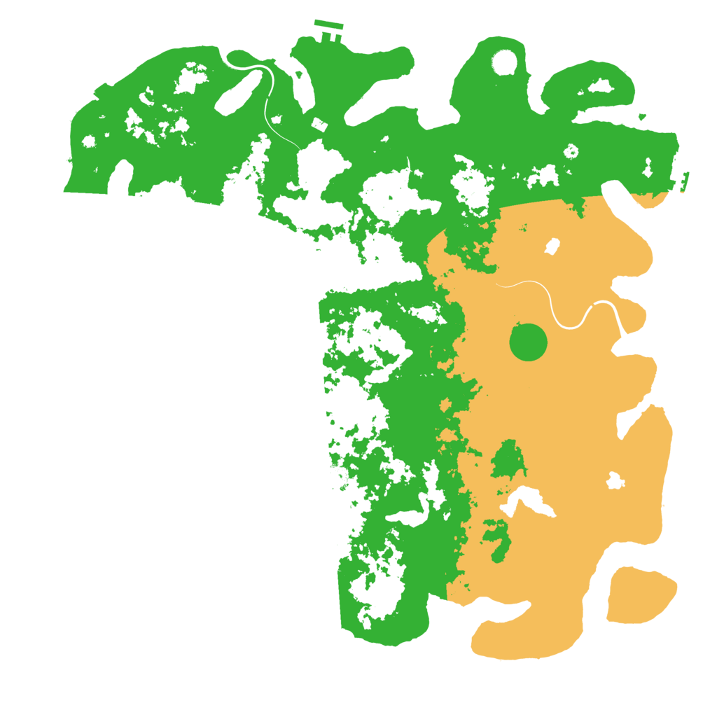 Biome Rust Map: Procedural Map, Size: 5000, Seed: 983940834