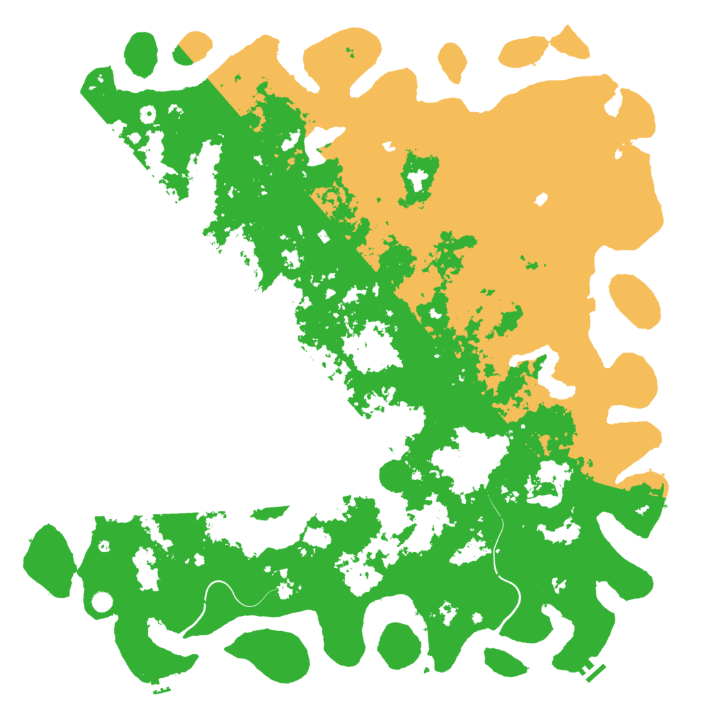 Biome Rust Map: Procedural Map, Size: 6000, Seed: 533516418