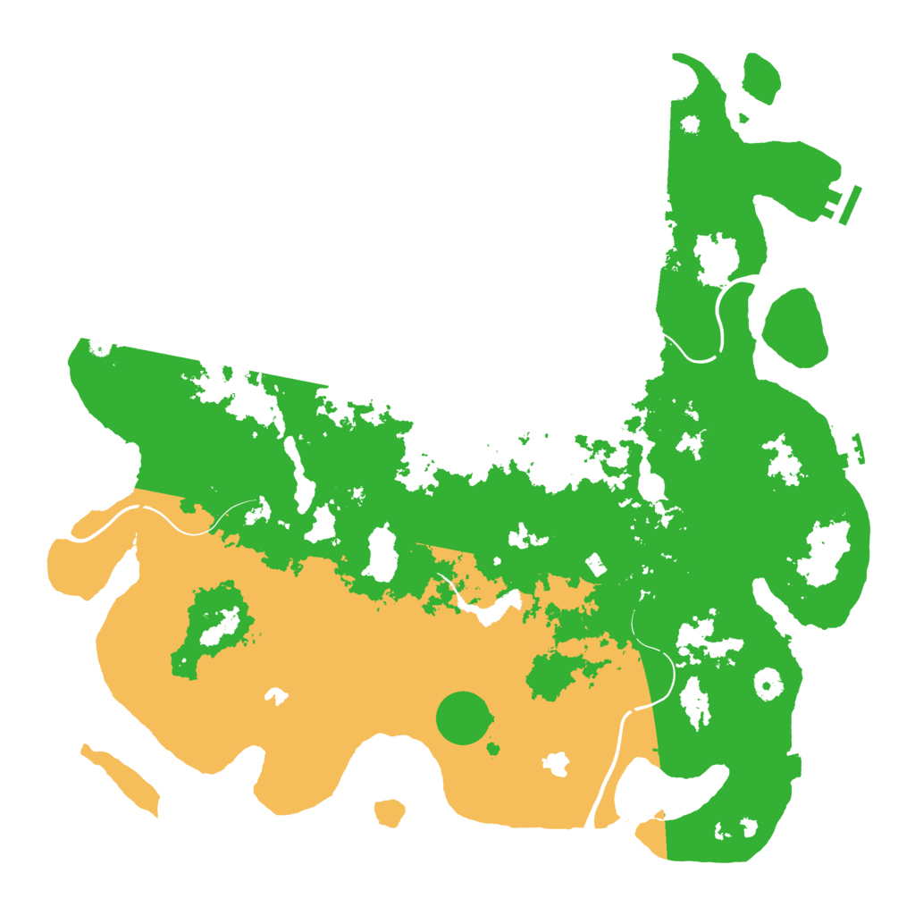 Biome Rust Map: Procedural Map, Size: 4500, Seed: 64762814