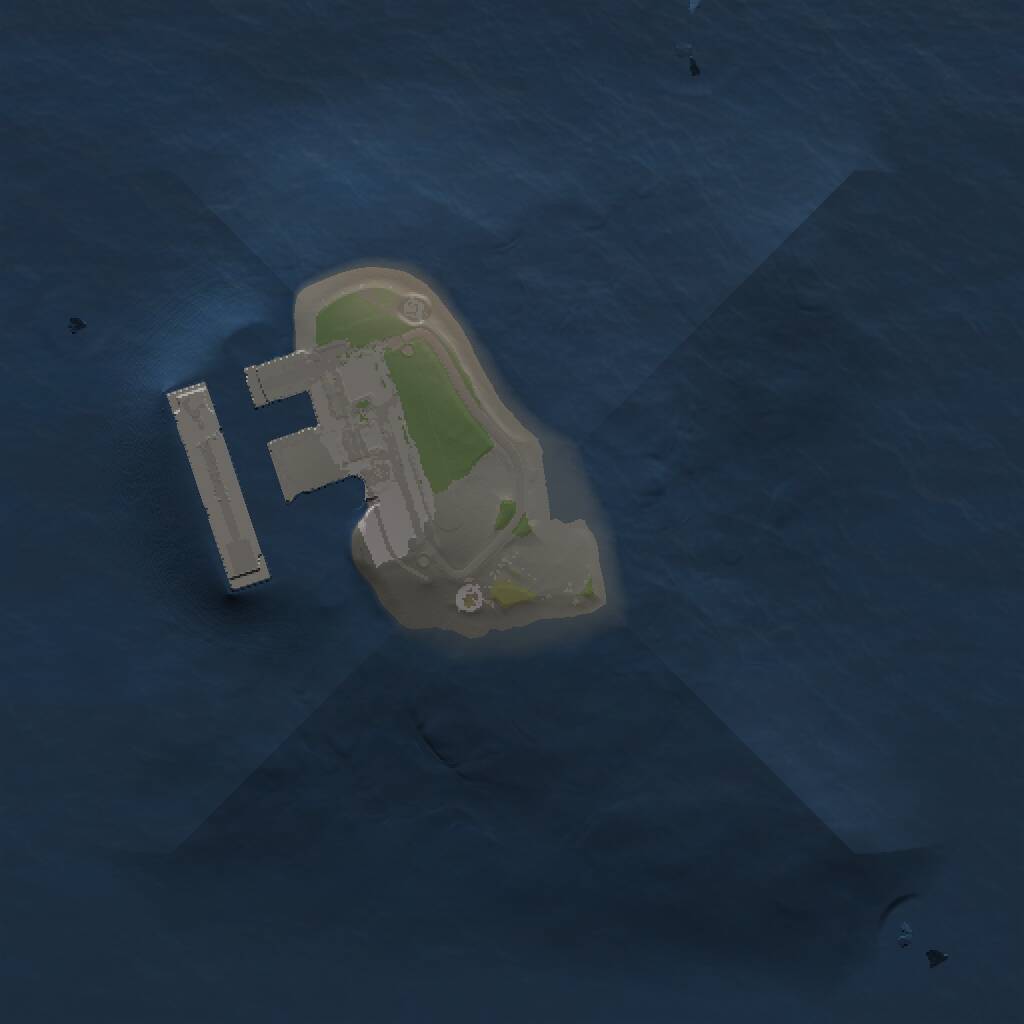 Rust Map: Procedural Map, Size: 1000, Seed: 43, 2 Monuments