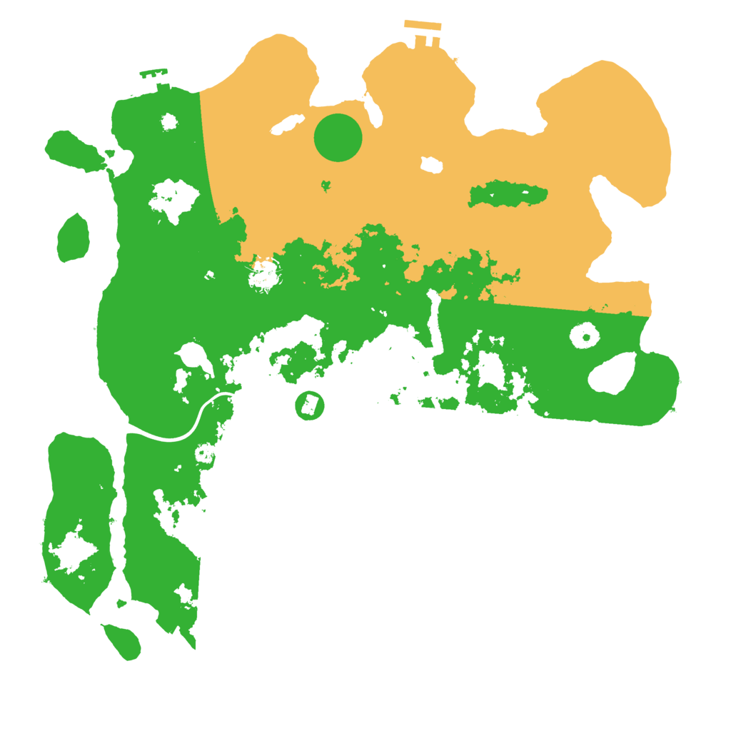 Biome Rust Map: Procedural Map, Size: 4000, Seed: 254976