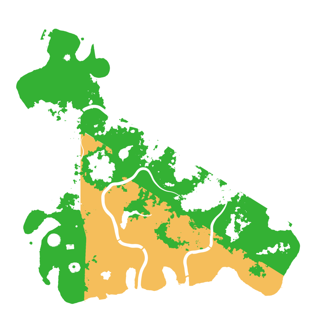 Biome Rust Map: Procedural Map, Size: 4400, Seed: 10583241