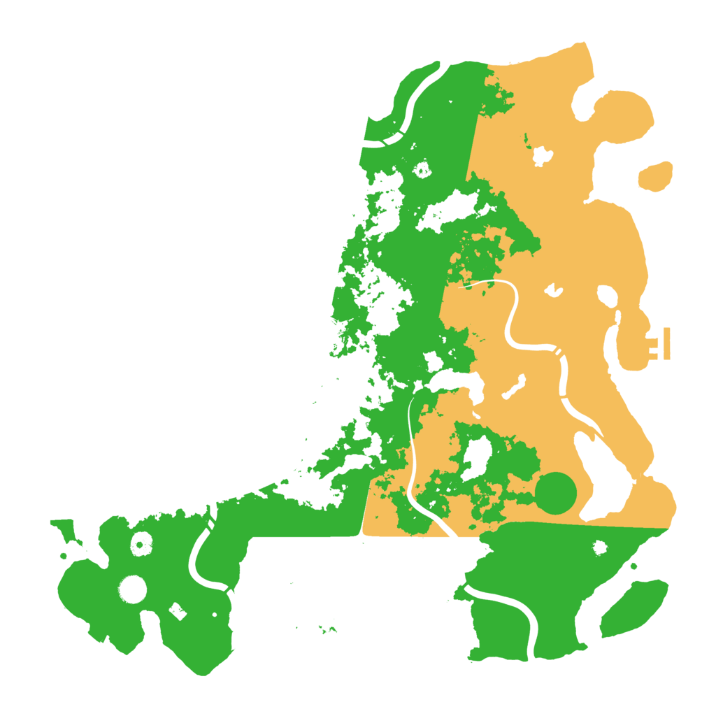Biome Rust Map: Procedural Map, Size: 4500, Seed: 1987002281
