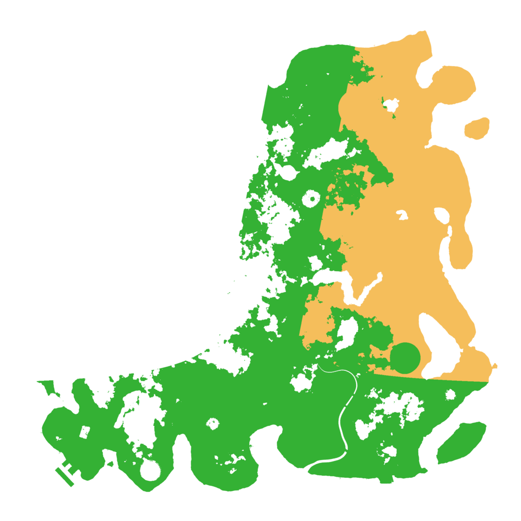 Biome Rust Map: Procedural Map, Size: 4500, Seed: 1987002281