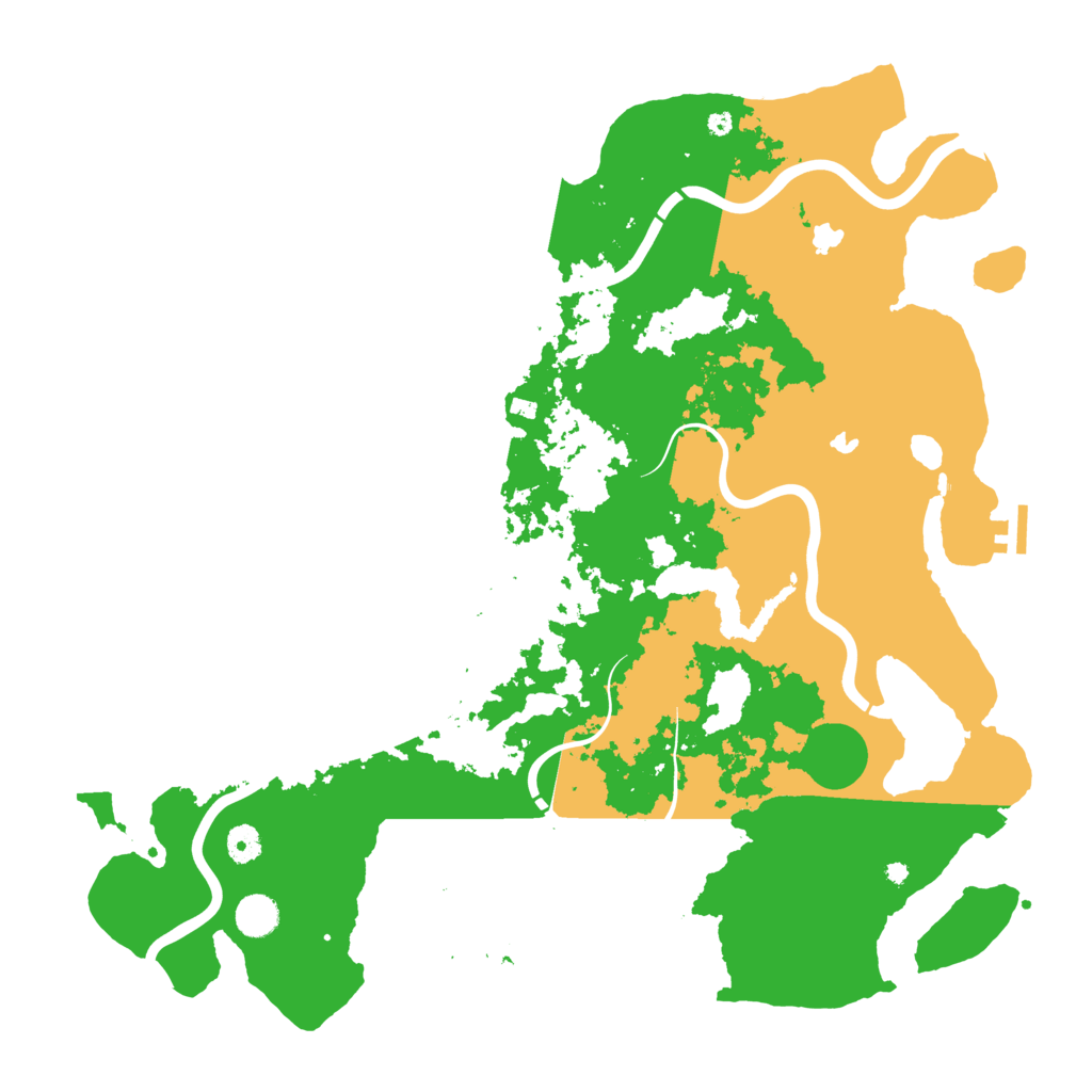 Biome Rust Map: Procedural Map, Size: 4500, Seed: 1987002281