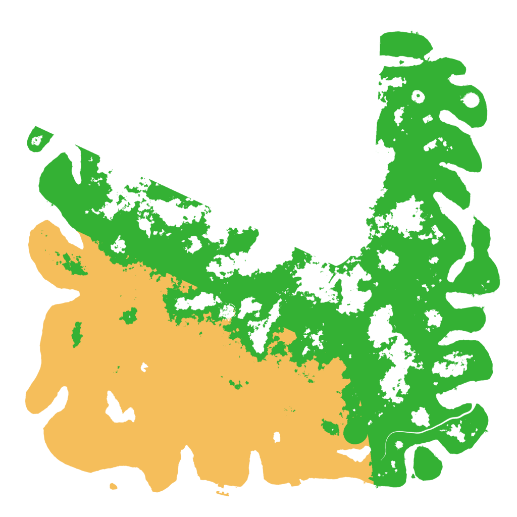 Biome Rust Map: Procedural Map, Size: 6000, Seed: 49383838