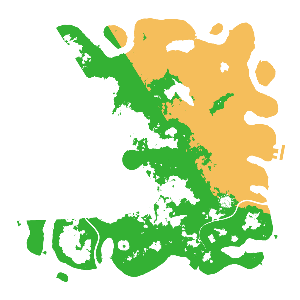 Biome Rust Map: Procedural Map, Size: 4000, Seed: 618245004