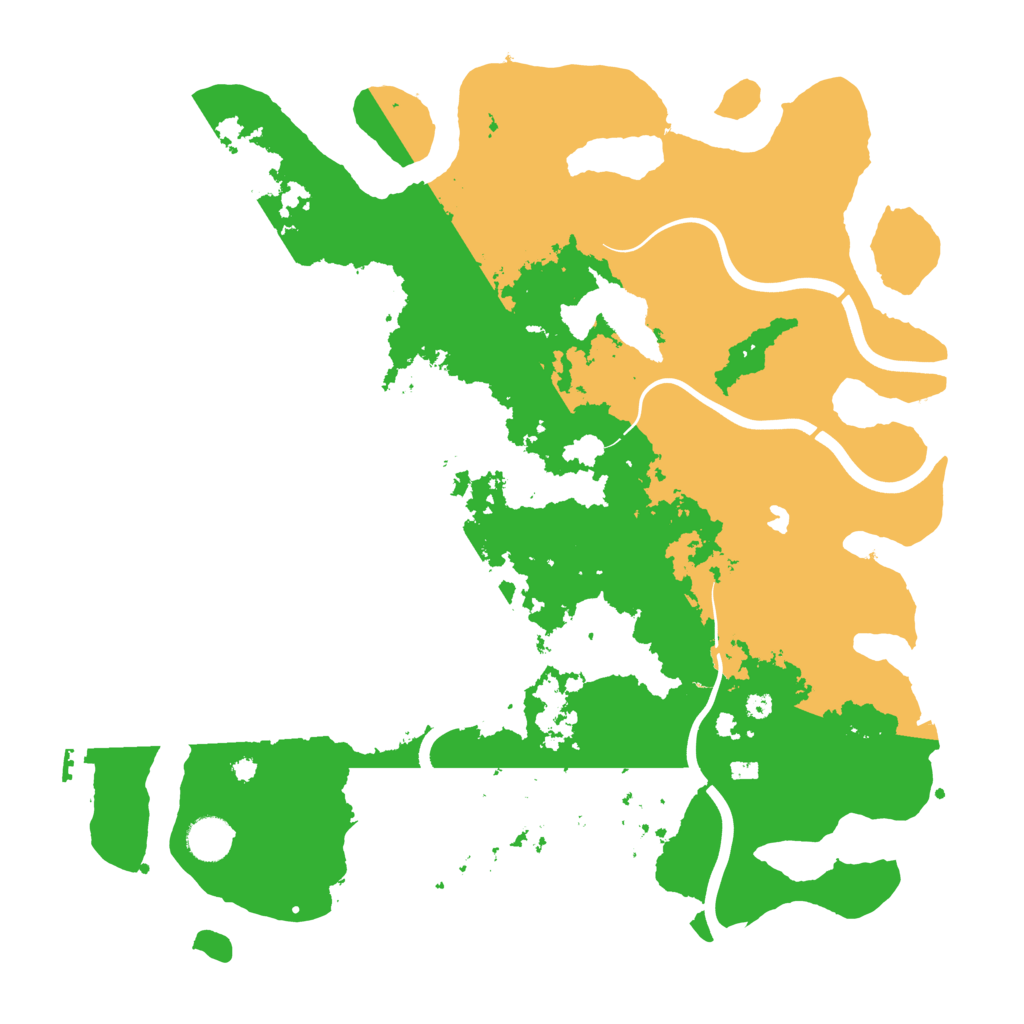Biome Rust Map: Procedural Map, Size: 4000, Seed: 618245004