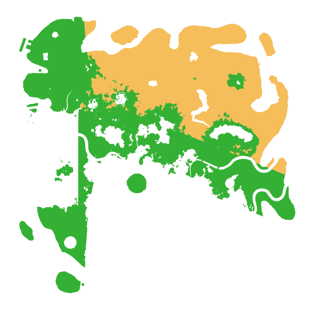 Biome Rust Map: Procedural Map, Size: 4500, Seed: 1546594894