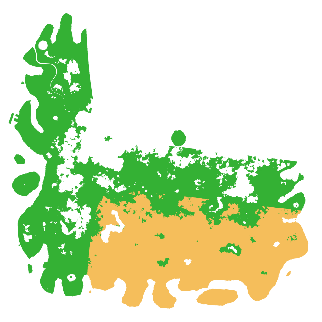 Biome Rust Map: Procedural Map, Size: 6000, Seed: 486995948