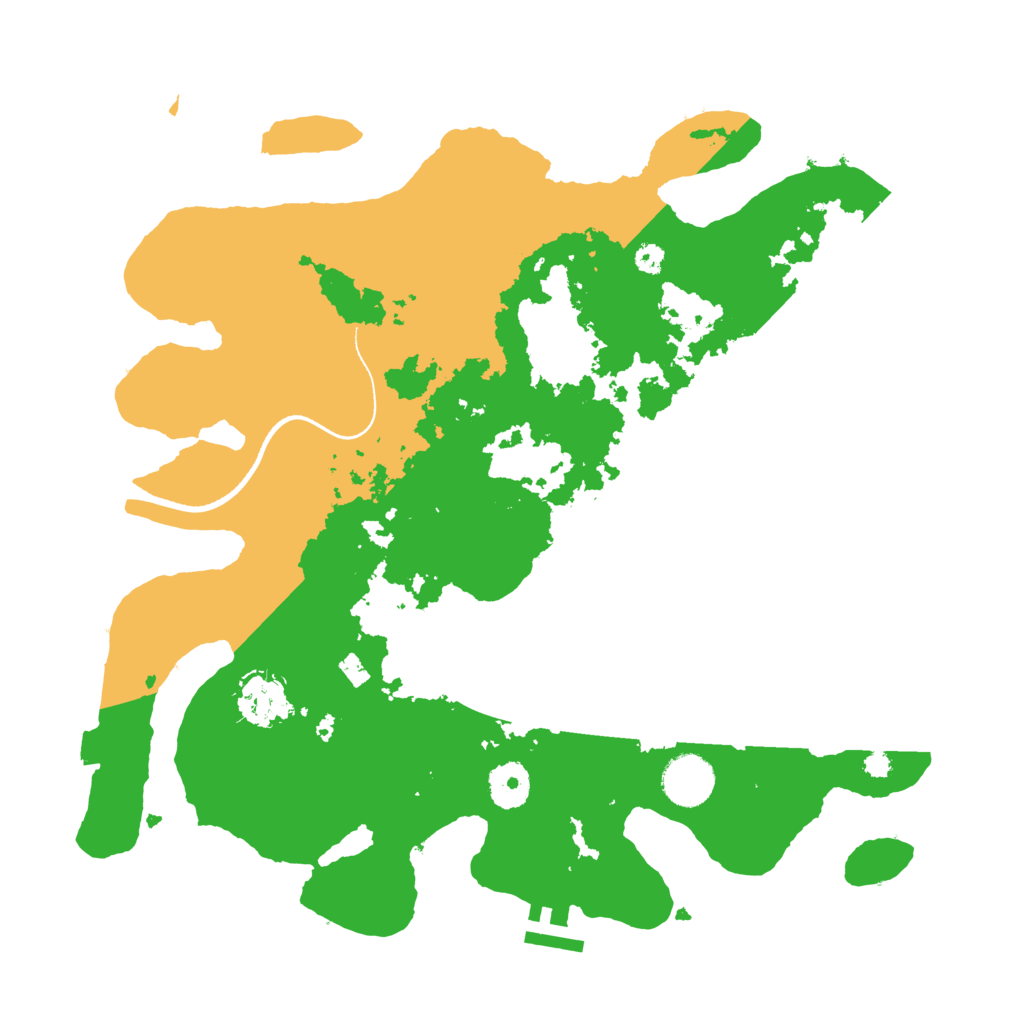 Biome Rust Map: Procedural Map, Size: 3500, Seed: 1861971567