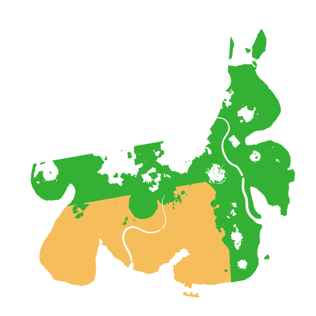 Biome Rust Map: Procedural Map, Size: 3000, Seed: 1884729561