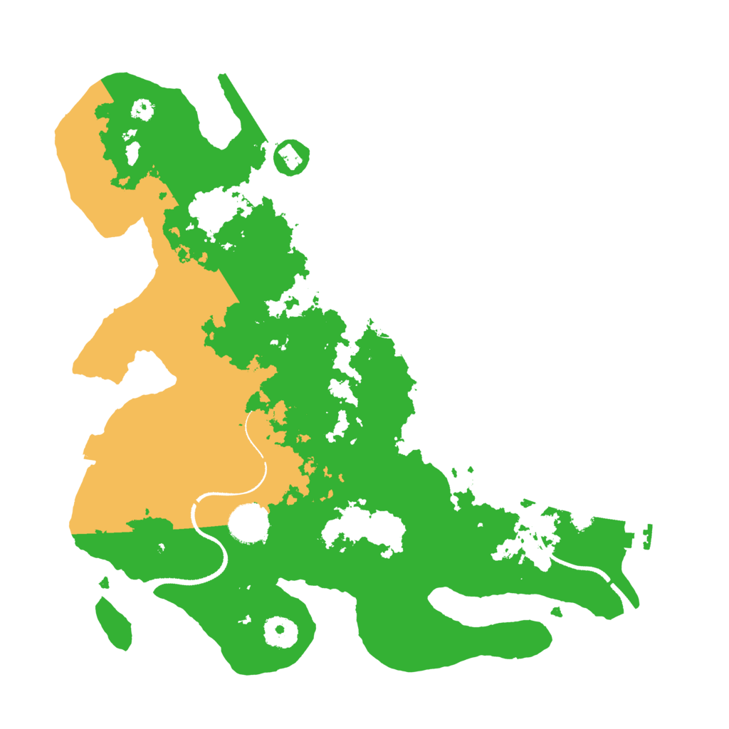 Biome Rust Map: Procedural Map, Size: 3300, Seed: 1191551008