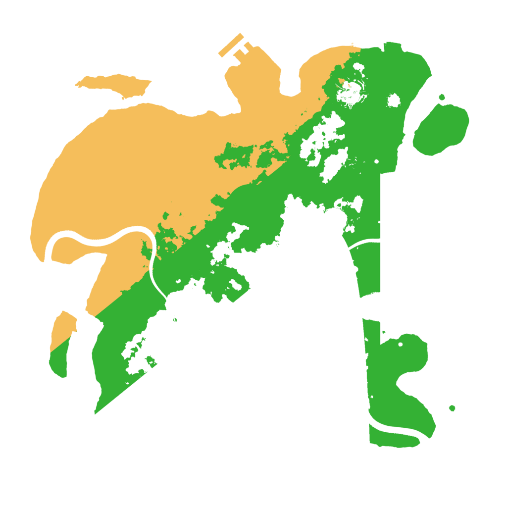 Biome Rust Map: Procedural Map, Size: 3400, Seed: 4206953