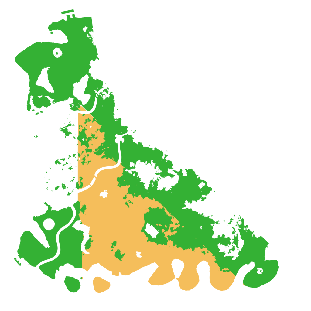 Biome Rust Map: Procedural Map, Size: 5000, Seed: 423520