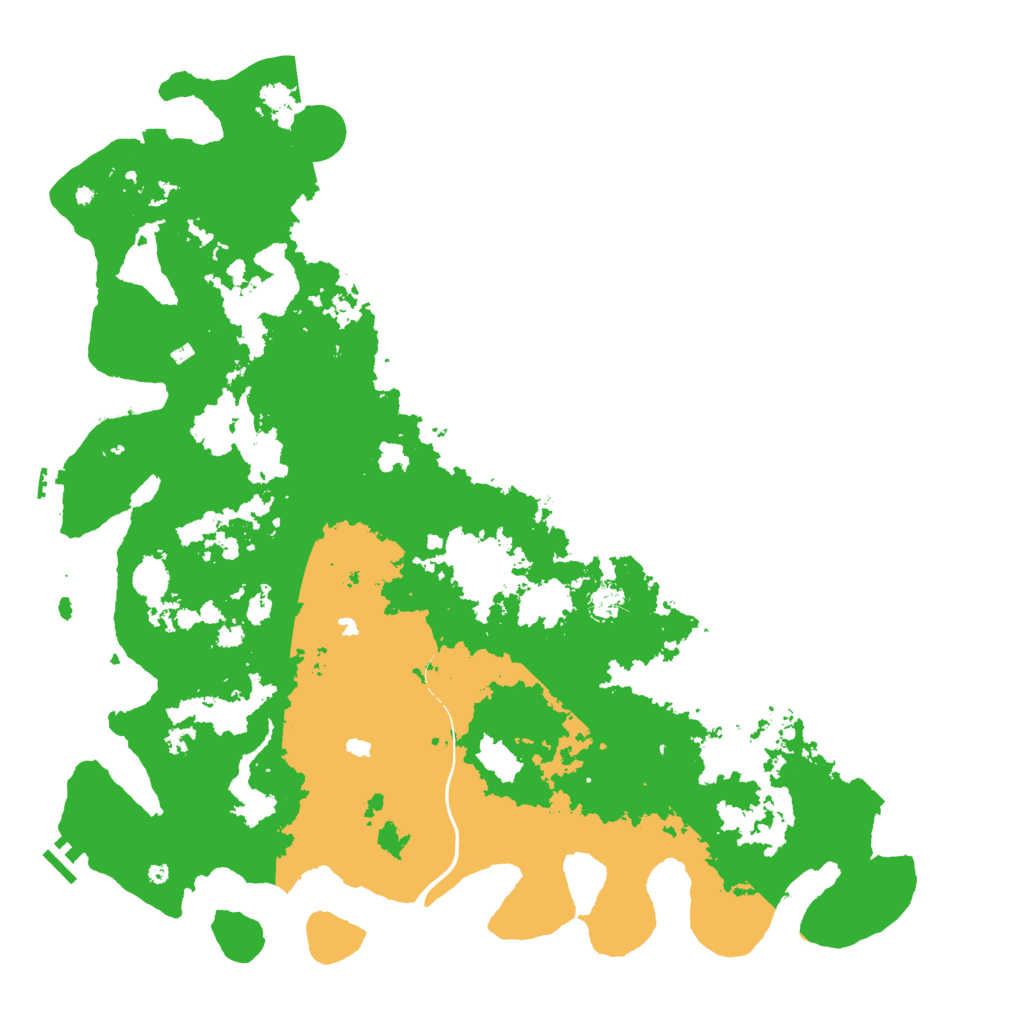 Biome Rust Map: Procedural Map, Size: 5000, Seed: 423520