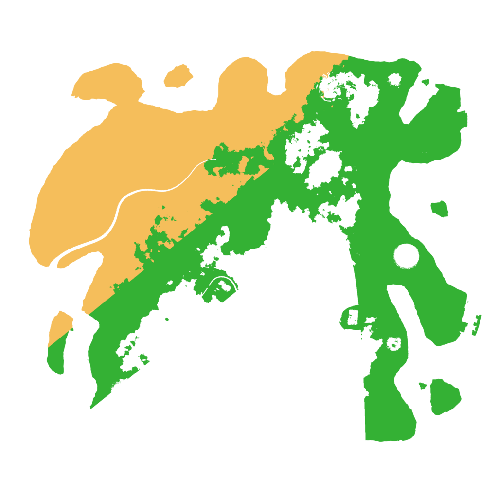 Biome Rust Map: Procedural Map, Size: 3500, Seed: 4206953