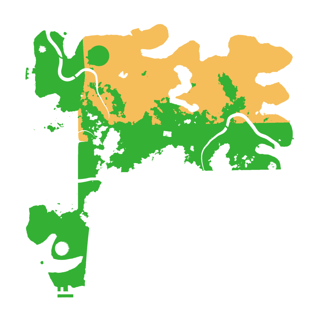Biome Rust Map: Procedural Map, Size: 4000, Seed: 2045761286
