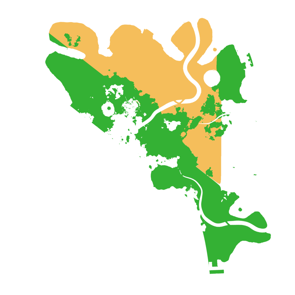 Biome Rust Map: Procedural Map, Size: 3250, Seed: 1274899597