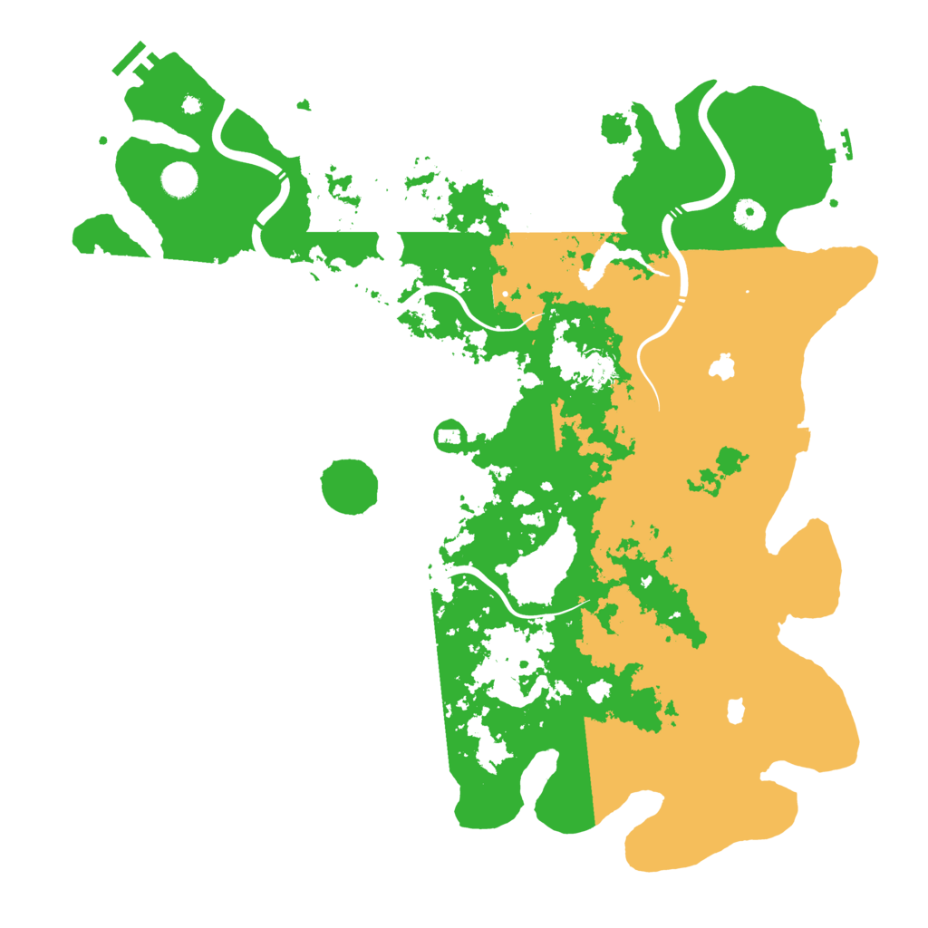 Biome Rust Map: Procedural Map, Size: 4500, Seed: 177837314