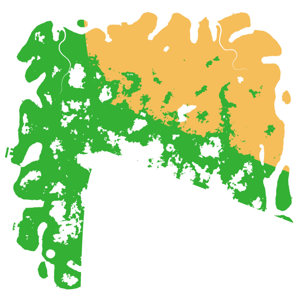 Biome Rust Map: Procedural Map, Size: 6000, Seed: 1320348817