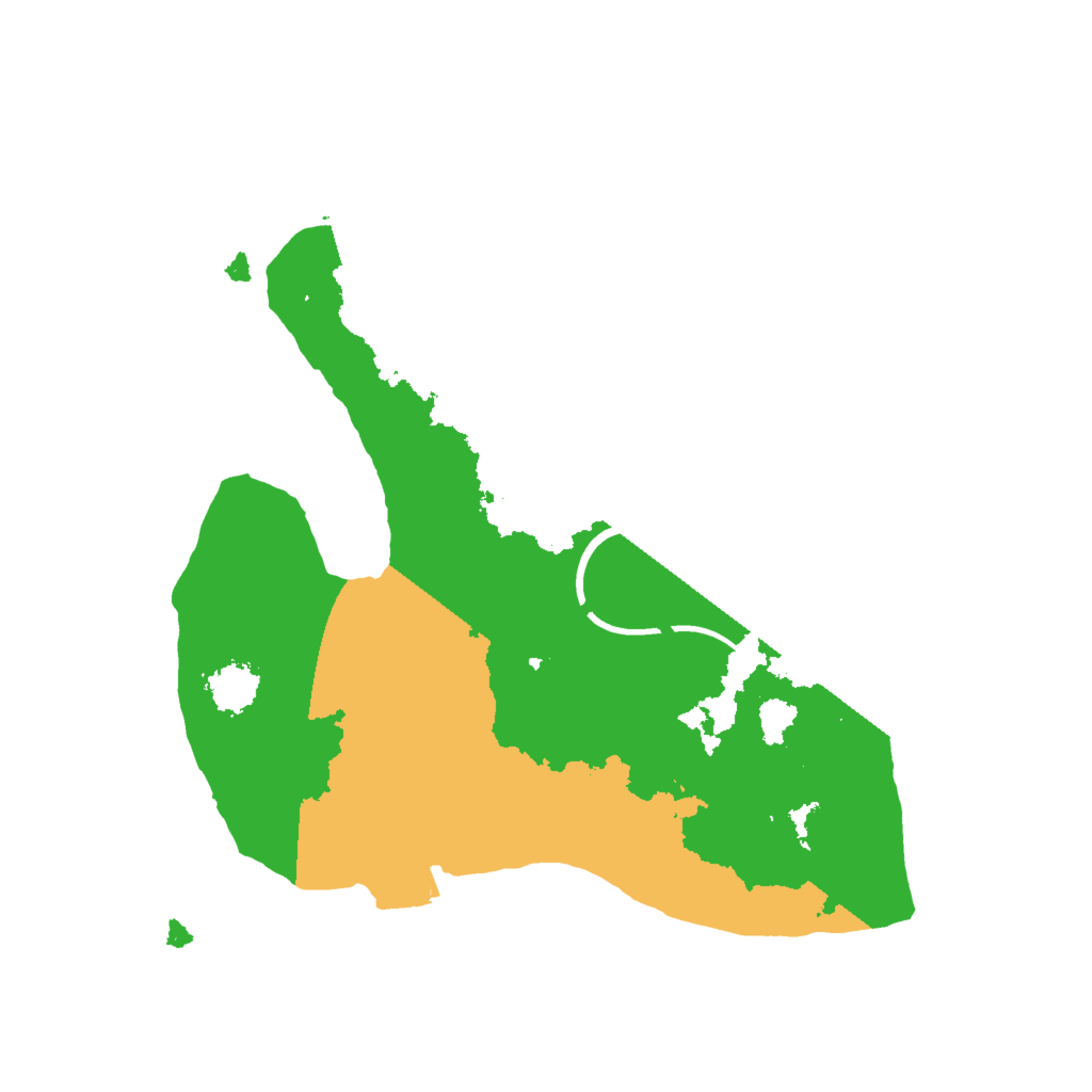 Biome Rust Map: Procedural Map, Size: 2000, Seed: 243223114