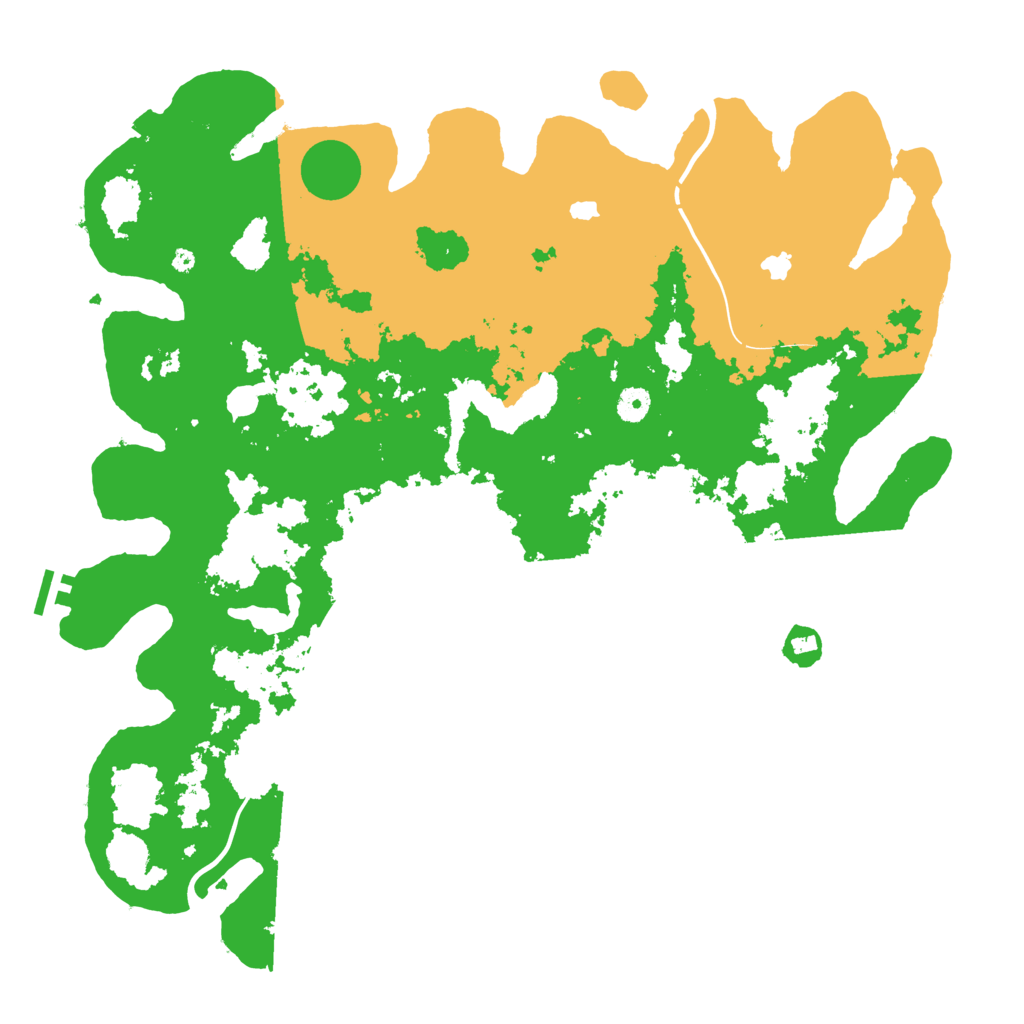 Biome Rust Map: Procedural Map, Size: 4500, Seed: 138251023