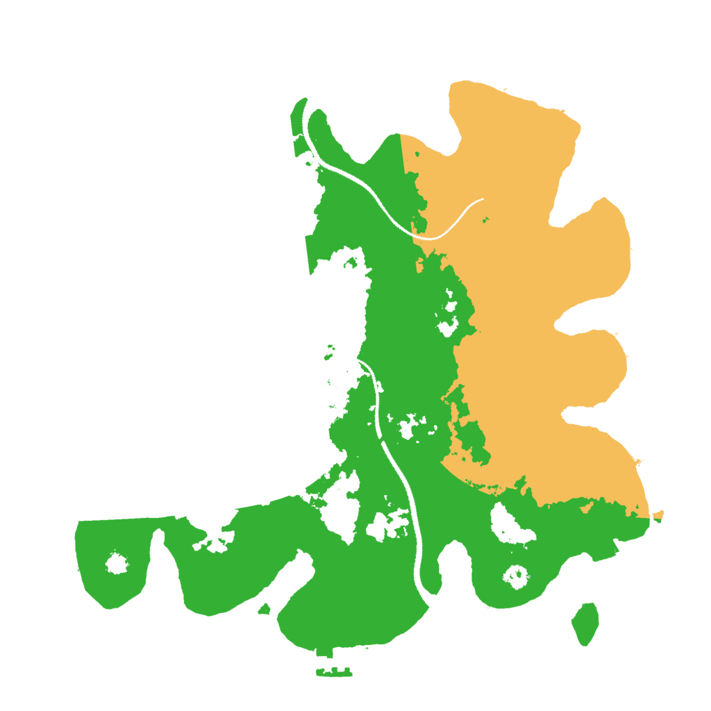 Biome Rust Map: Procedural Map, Size: 3000, Seed: 3870654