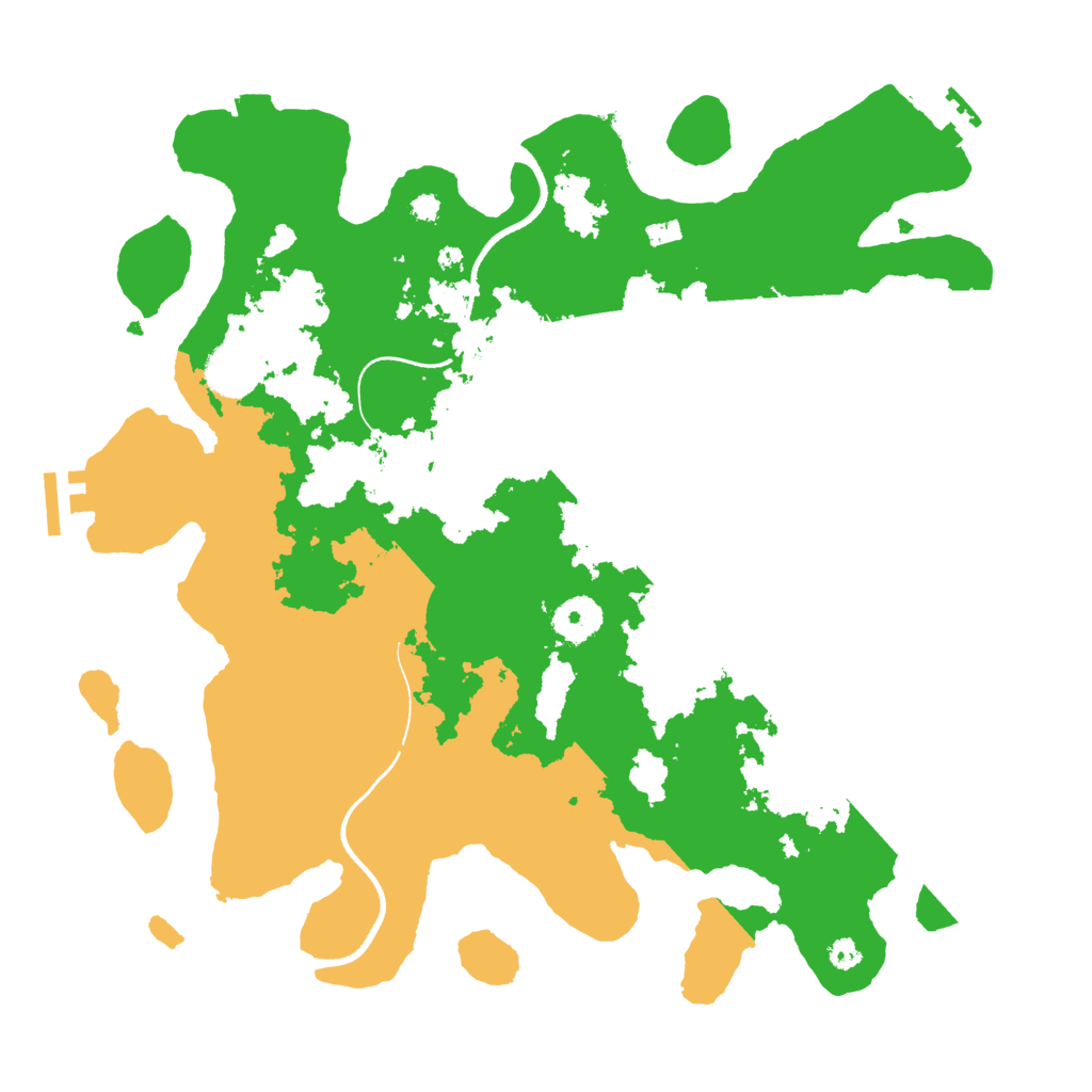 Biome Rust Map: Procedural Map, Size: 3500, Seed: 103555946