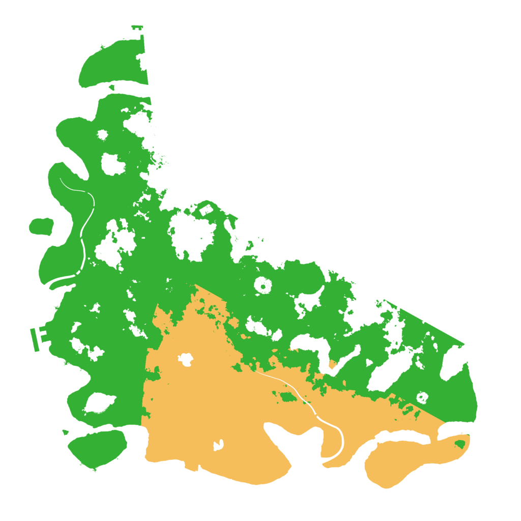 Biome Rust Map: Procedural Map, Size: 4500, Seed: 2096630586