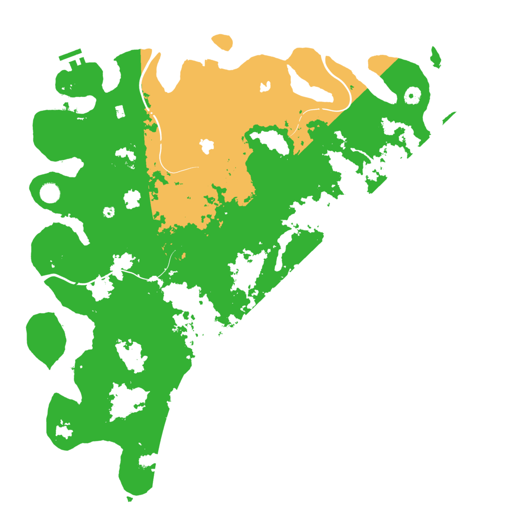 Biome Rust Map: Procedural Map, Size: 4550, Seed: 4647776