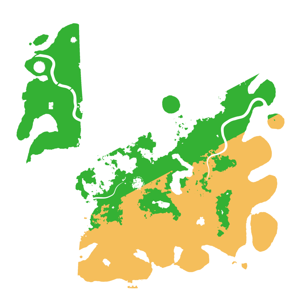 Biome Rust Map: Procedural Map, Size: 4500, Seed: 1207110805