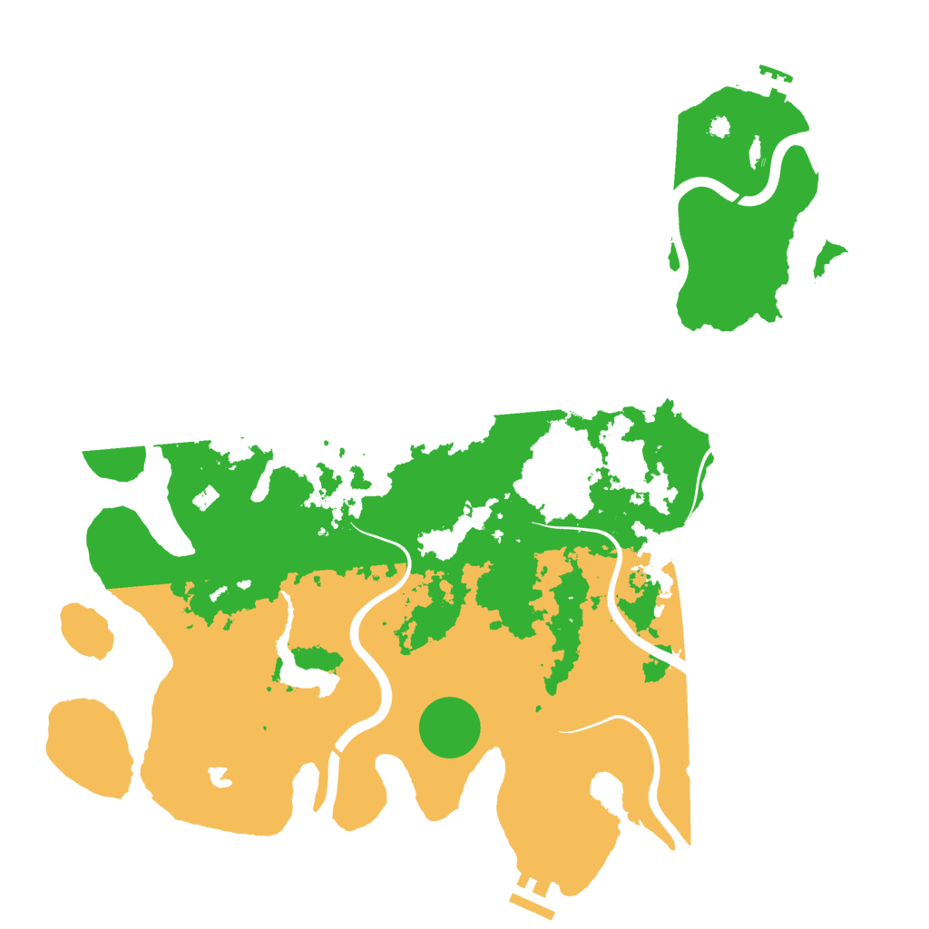 Biome Rust Map: Procedural Map, Size: 4000, Seed: 2090691740