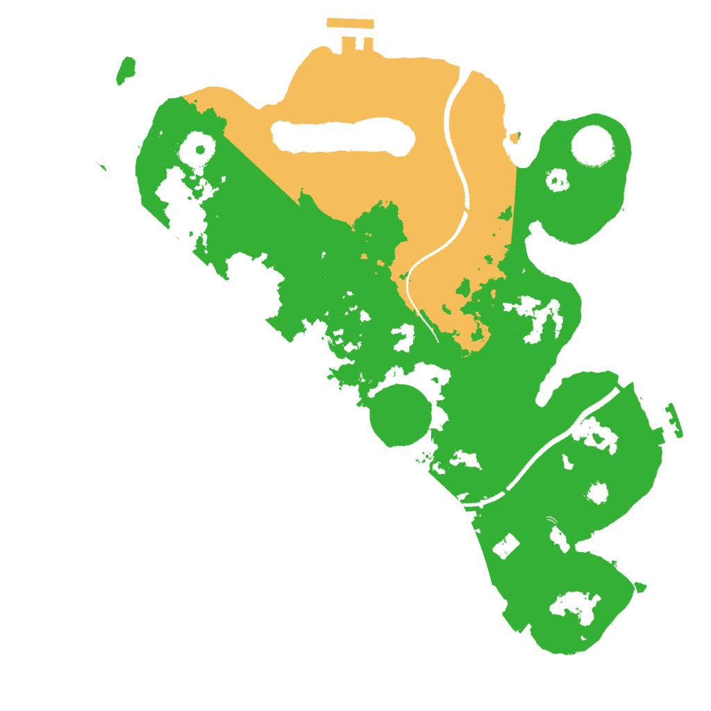 Biome Rust Map: Procedural Map, Size: 3051, Seed: 12348