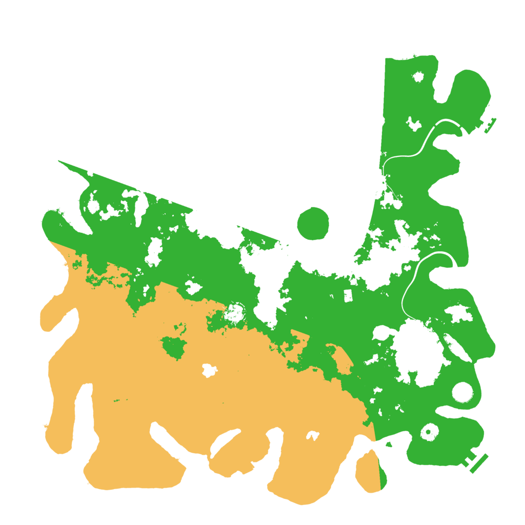 Biome Rust Map: Procedural Map, Size: 4500, Seed: 233