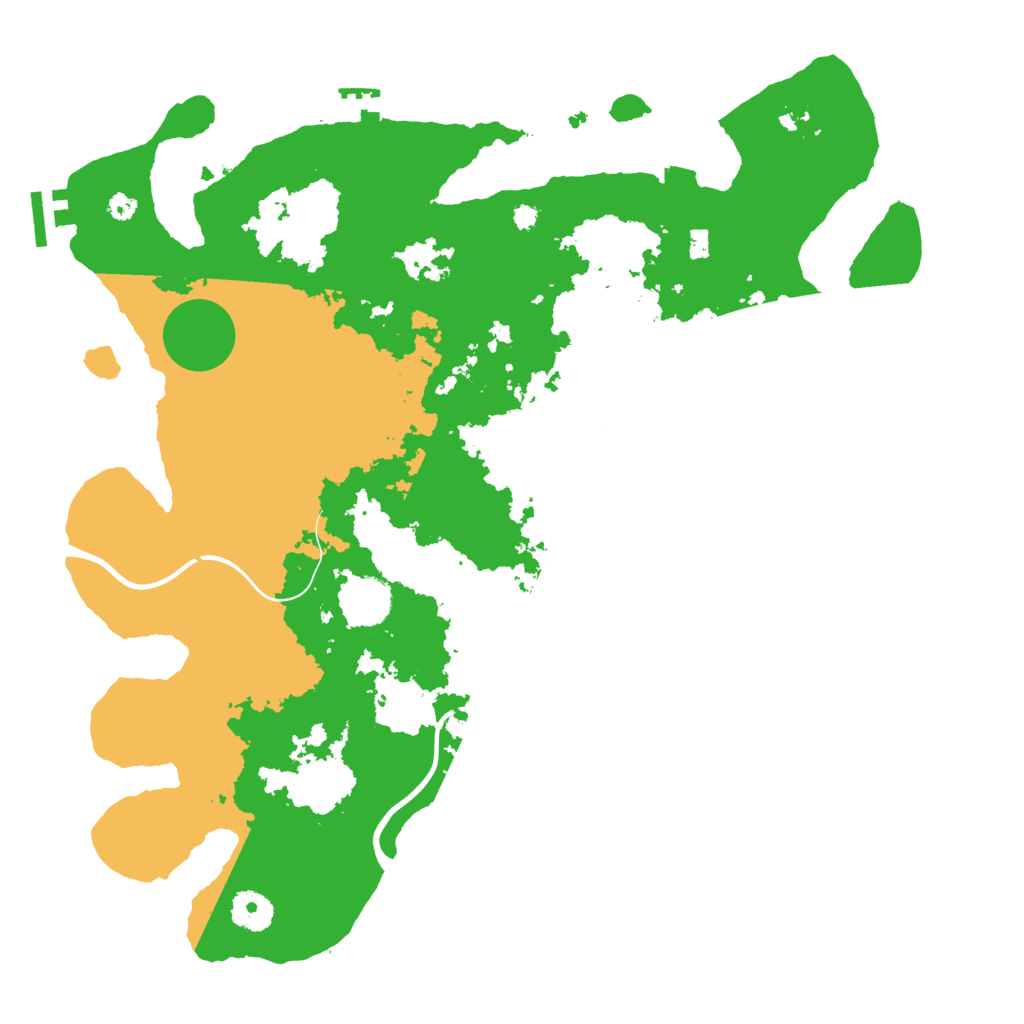 Biome Rust Map: Procedural Map, Size: 3750, Seed: 955246288