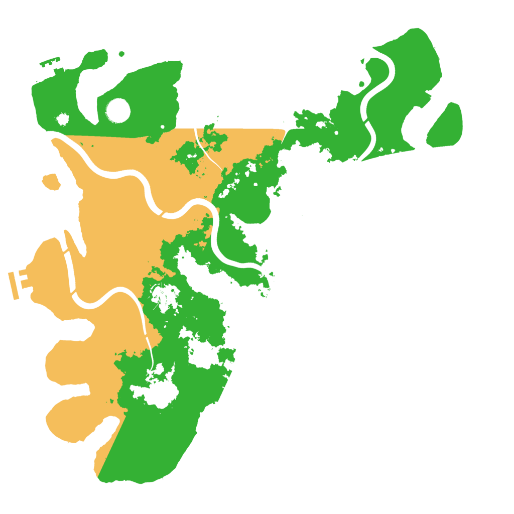 Biome Rust Map: Procedural Map, Size: 3750, Seed: 955246288