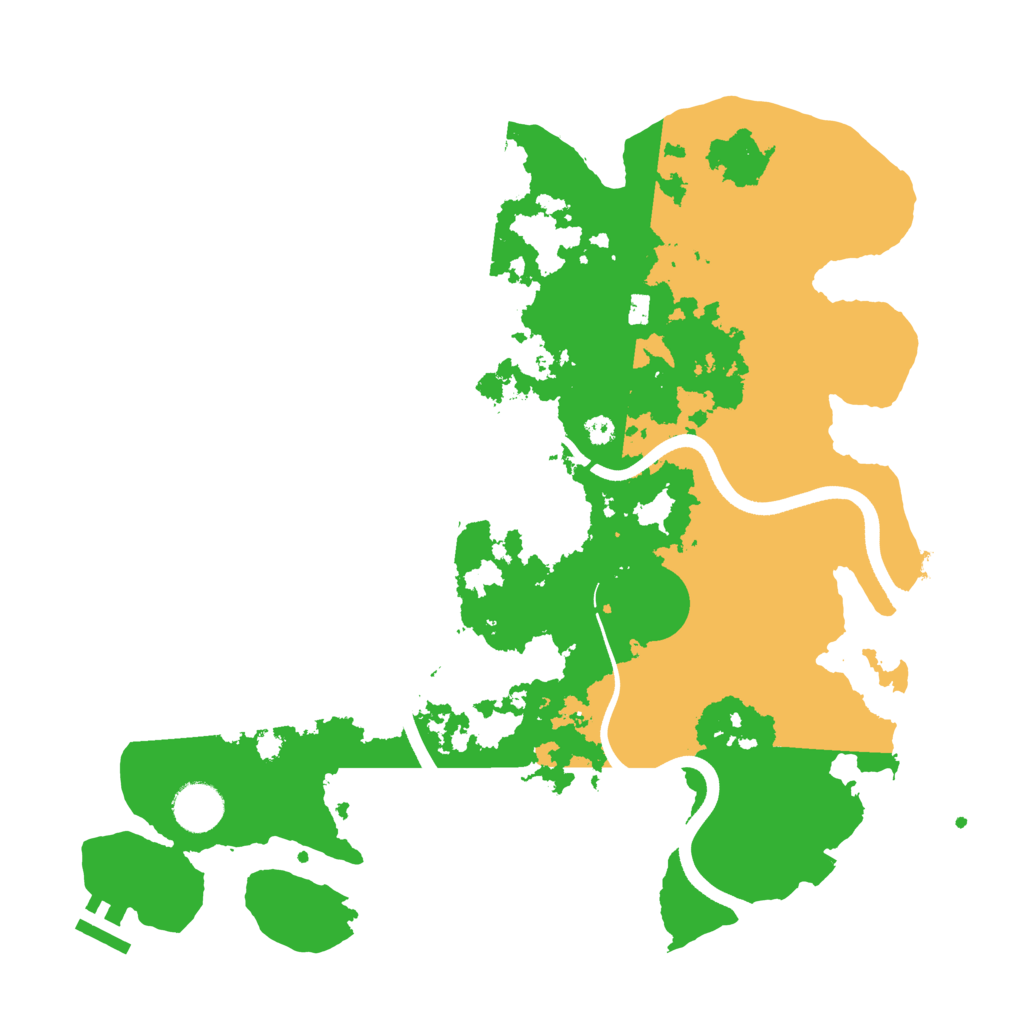 Biome Rust Map: Procedural Map, Size: 3600, Seed: 1020403826