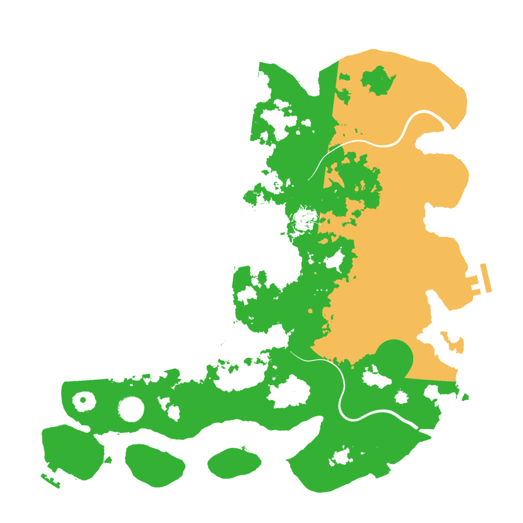 Biome Rust Map: Procedural Map, Size: 3600, Seed: 1020403826