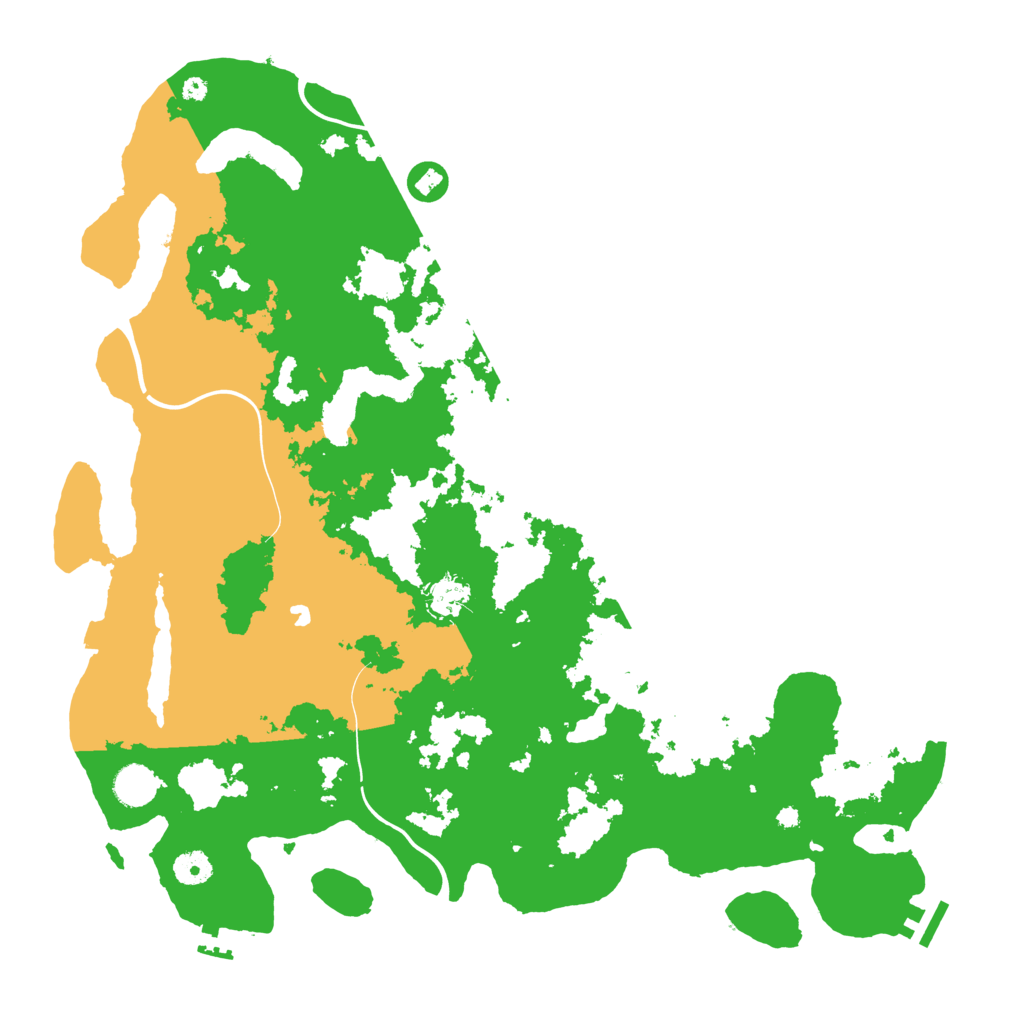 Biome Rust Map: Procedural Map, Size: 4250, Seed: 8379