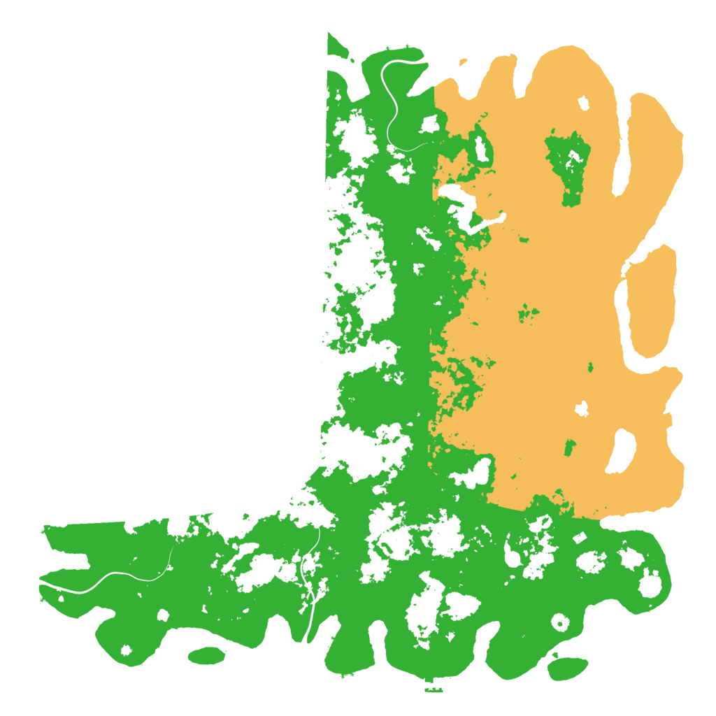 Biome Rust Map: Procedural Map, Size: 6000, Seed: 4923