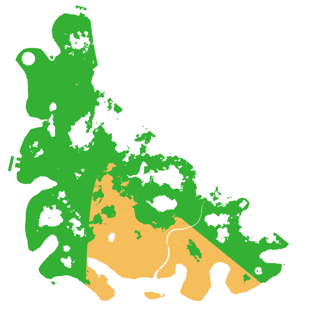 Biome Rust Map: Procedural Map, Size: 4255, Seed: 827495385
