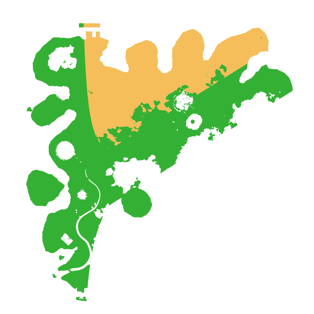 Biome Rust Map: Procedural Map, Size: 3000, Seed: 460850027