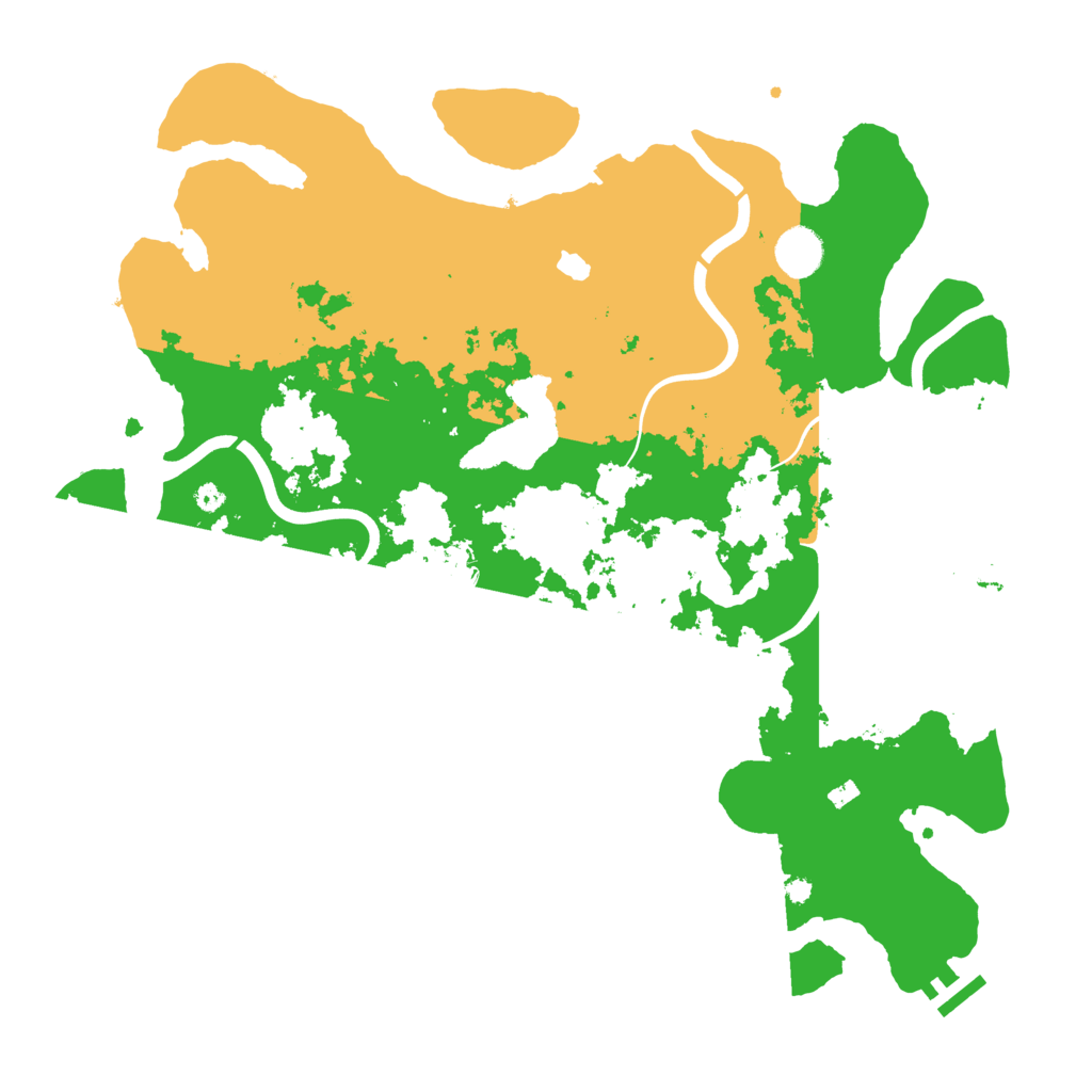 Biome Rust Map: Procedural Map, Size: 4000, Seed: 1628446298